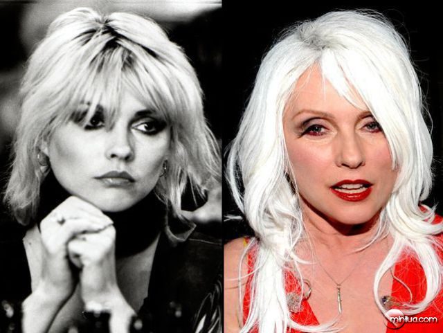 debbie harry blondie Astros do Rock: O antes e o depois